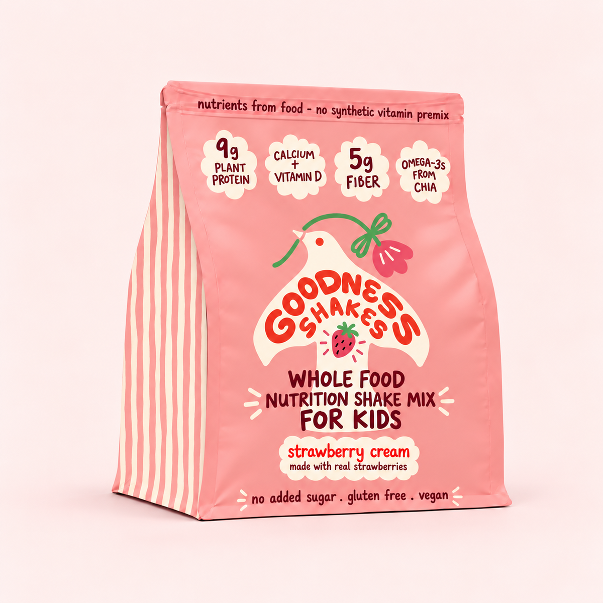 Strawberry Cream Kids Nutrition Shake Powder